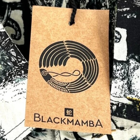 Black Mamba Men's Savana Printed Button Down Shirt - S - Picture 7 of 7